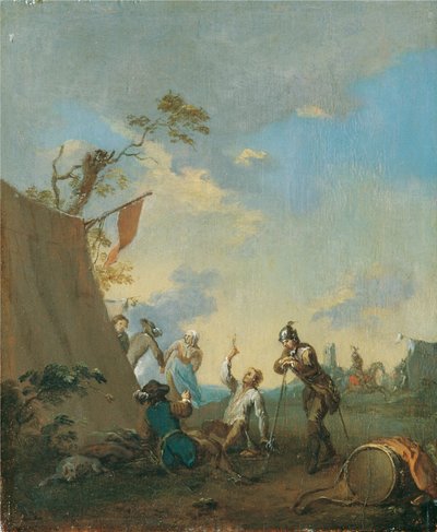 Soldater i lejren af Norbert Grund