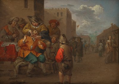 Tandlæge på landsbytorvet af Norbert Grund