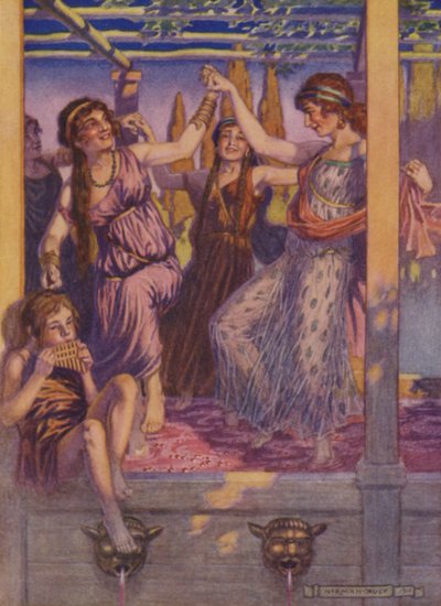 The Vats of Luna (farve litho) af Norman Ault