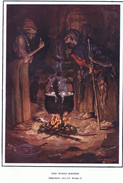 De underlige søstre (MacBeth) af Norman Mills Price
