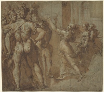 Salome med Hovedet af Johannes Døberen af Northern Italian 16th Century