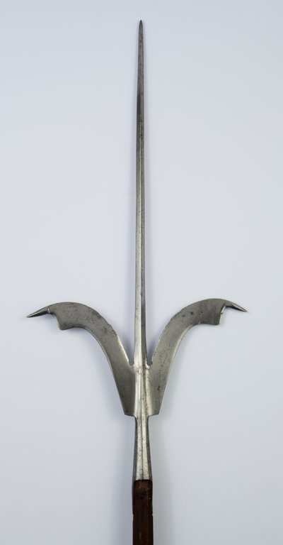Friuli Spear, ca. 1600 (stål og restaureret træ) af Northern Italian School