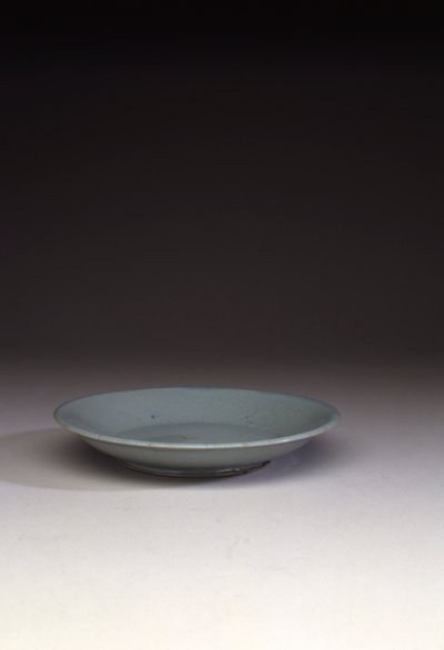 Sjælden Ruyao lavvandet fad (keramik) (se også 466677) af Northern Song Dynasty Chinese School