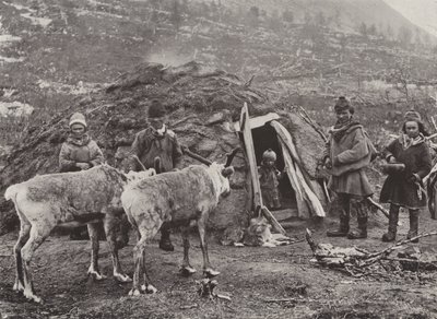 En Lapp Familie af Norwegian Photographer