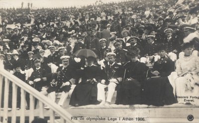 Dignatorer ser de olympiske lege i 1906, Athen af Norwegian Photographer