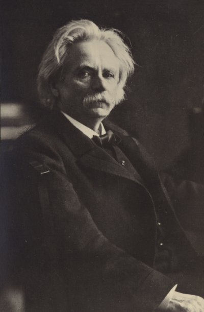 Edvard Grieg, norsk komponist og pianist (1843-1907) af Norwegian Photographer