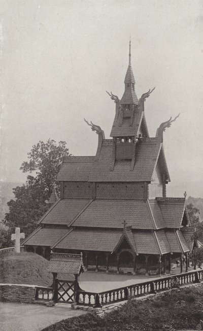 Fortun Trækirke af Norwegian Photographer