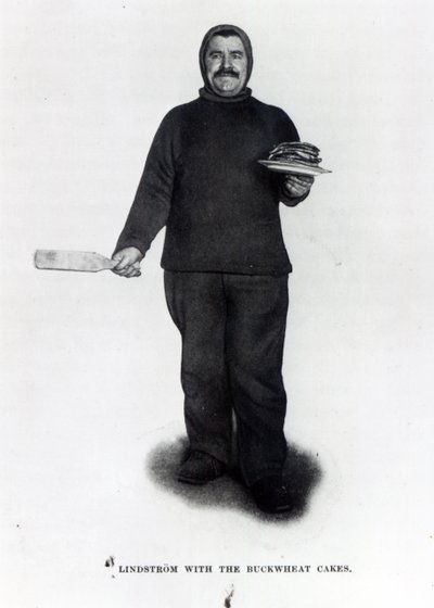 Lindstrøm med Boghvedekagerne, fra Sydpolen af Roald E. Amundsen, ca. 1910-12 af Norwegian Photographer