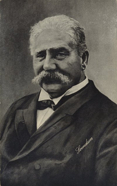 Portrait of Johan Svendsen af Norwegian Photographer