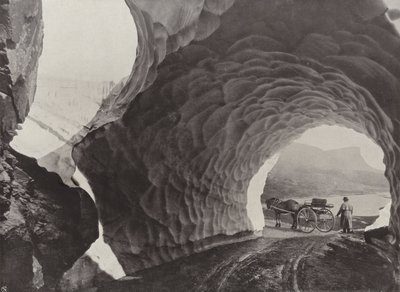 Tunnel gennem sne, Hauklidpasset af Norwegian Photographer