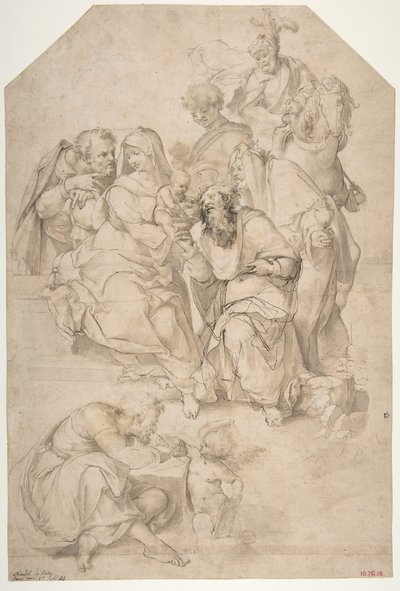 Magiernes tilbedelse, 1500-1571 af Nosadella