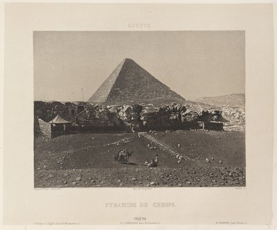Egypten. Cheops-pyramiden af Nöel Marie Paymal Lerebours
