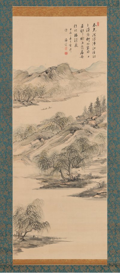 Forårslandskab, 1844. af Nukina Kaioku