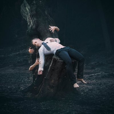 Surrealistisk skovsøvn af Nuno Araujo