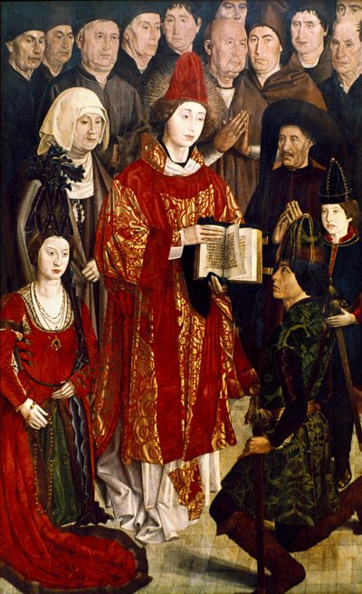 Altertavle af St Vincent, 1460 af Nuno Goncalves or Gonzalvez