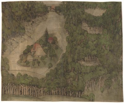 En gård i en skov af Nuremberg School