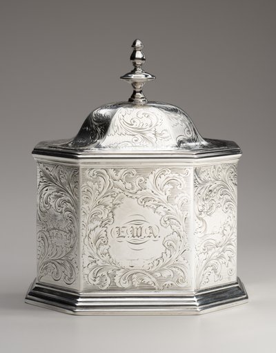 Tebeholder, 1845 af Obadiah Rich
