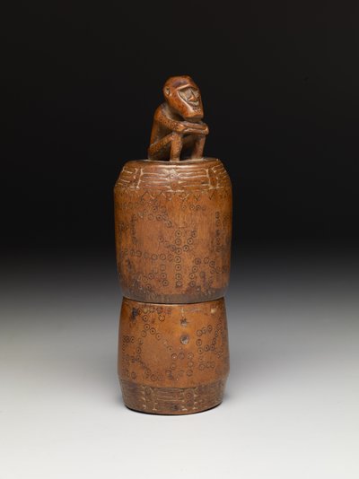 Ceremoniel kalkbeholder (ahumama) af Oceanic Oceanic