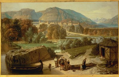En romersk villa i Alperne i Dauphine, kort efter erobringen af Gallien af Octave Penguilly l
