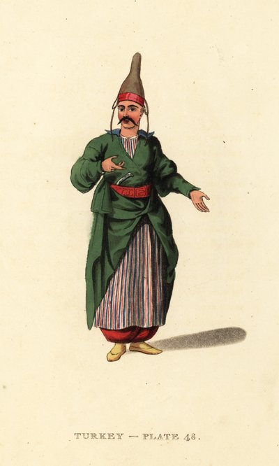 Kostume af konditoren til sultanens palads af Octavian (after) Dalvimart