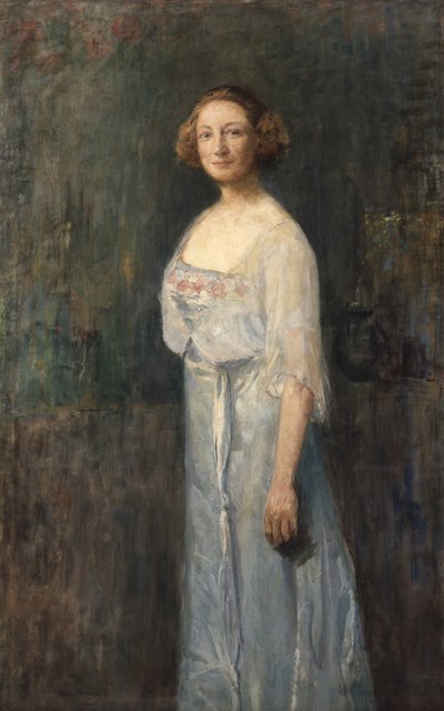 Skuespillerinden Johanne Dybwad (1867-1950) af Oda Krohg