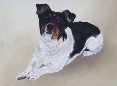 Spike, 2012 (akryl på træ) af Odile Kidd