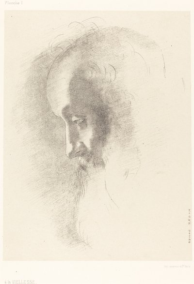 A La Vieillesse (Til alderdom) af Odilon Redon