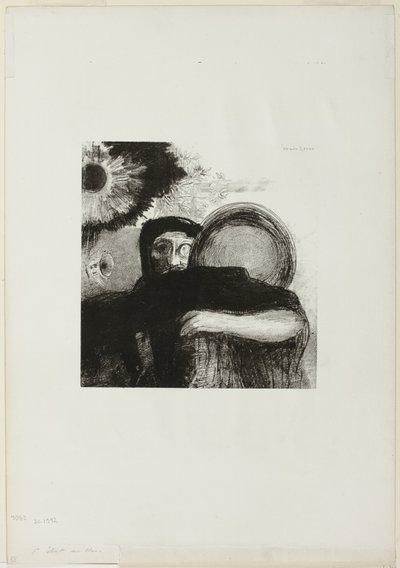 A Strange Jonglør, tallerken 5 fra Homage to Goya af Odilon Redon