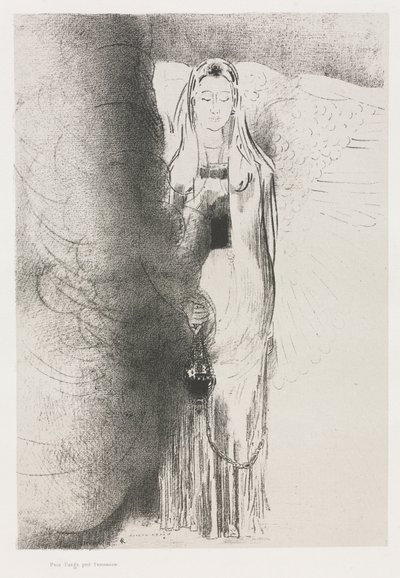 Og englen tog røgelseskaret af Odilon Redon