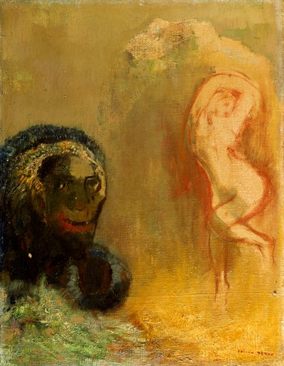 Andromeda og monsteret af Odilon Redon