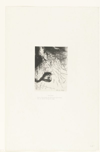 Antonius: Et eller andet sted må der eksistere arketyper, hvis kroppe kun er spejlinger Sainte Antoine: Il doit y avoir, quelque part, des figures primordiales, dont les corps ne sont que les images Tentation de Saint-Antoine (2) (serietitel) Anmodning fra af Odilon Redon