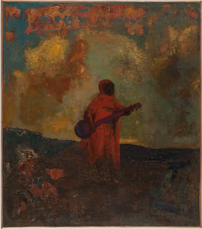 Arabisk musiker af Odilon Redon