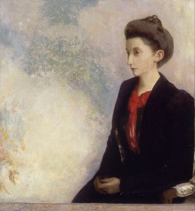 Baronesse Robert de Domecy af Odilon Redon