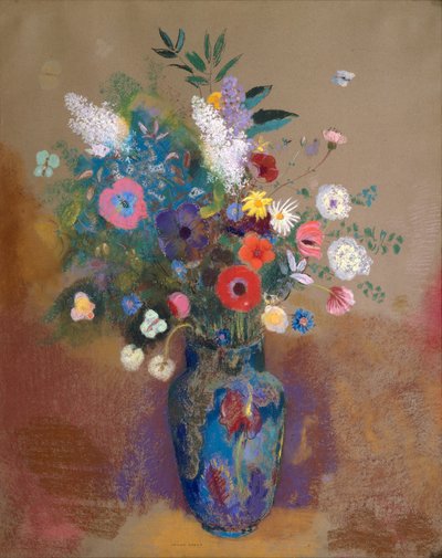 Blomsterbuket af Odilon Redon