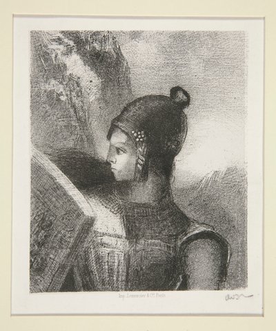 Br?nnhilde, frontispice af La Revue Wagnerienne af Odilon Redon