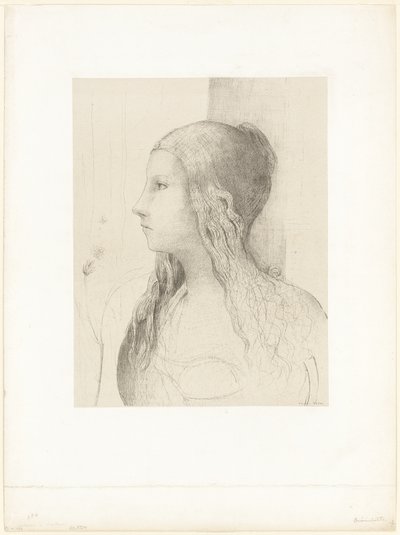 Brünnhilde (Twilight of the Gods) af Odilon Redon