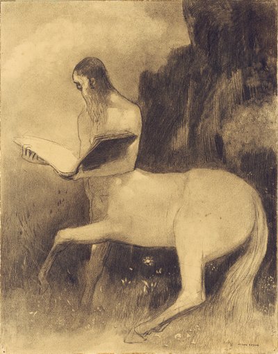 Læser Kentaur af Odilon Redon