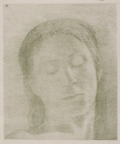 Lukkede Øjne af Odilon Redon