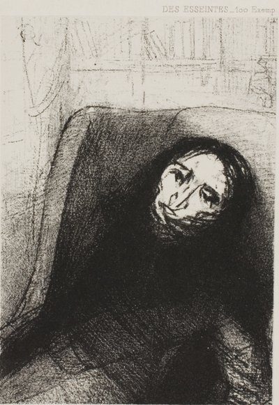 Des Esseintes, Frontispice for A Rebours af J.K. Huysmans af Odilon Redon