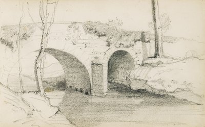 Tegning fra et album med titlen "Baskerlandet", 1862-63 af Odilon Redon