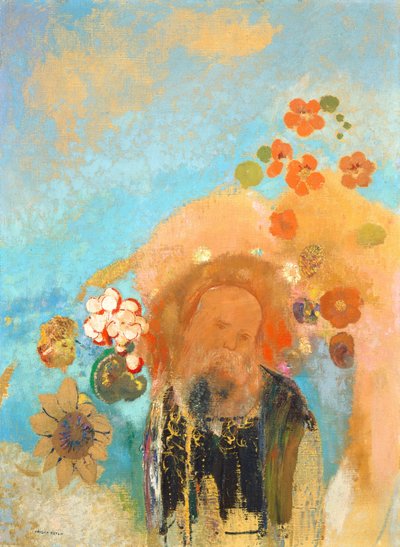 Fremkaldelse af Roussel, ca. 1912. af Odilon Redon