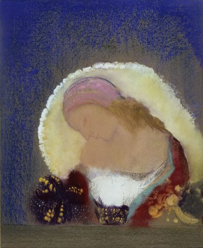 Oplyst blomst af Odilon Redon