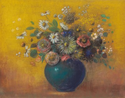 Blomsterbuket af Odilon Redon