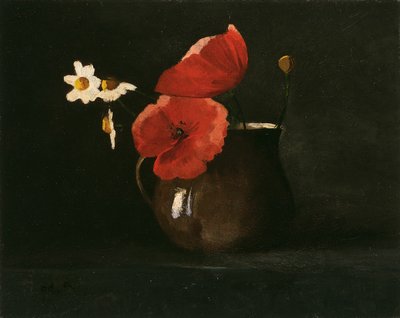 Blomster: Valmuer og tusindfryd af Odilon Redon