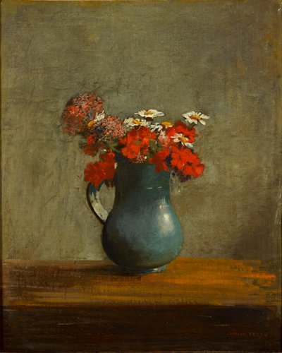 Blomster i en vase af Odilon Redon