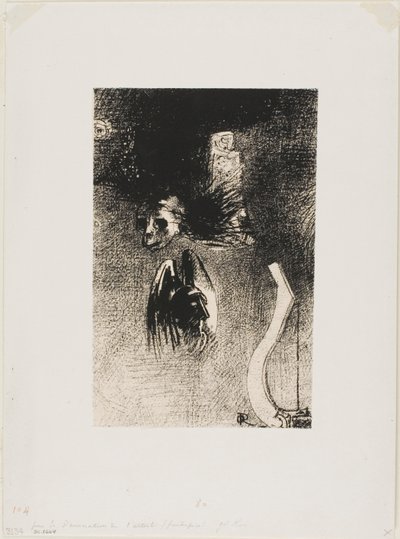 Frontispice til Iwan Gilkins Damnation af kunstneren af Odilon Redon