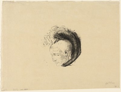 Frontispice til Den idealistiske bevægelse i maleri af André Mellerio af Odilon Redon