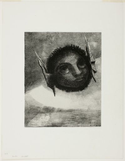 Gnome, tallerken seks fra In Dreams af Odilon Redon