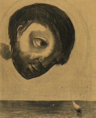 Guardian Spirit of the Waters, 1878 af Odilon Redon