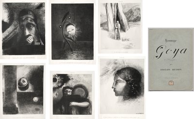 Hyldest til Goya af Odilon Redon